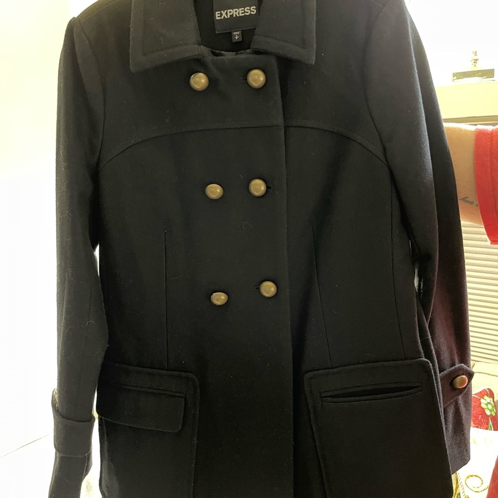 EXPRESS PEA COAT(black)